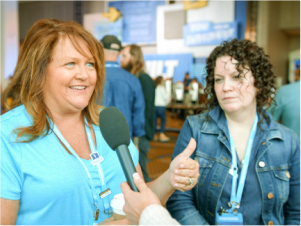 Stacey Benson and Kristy Kiland
