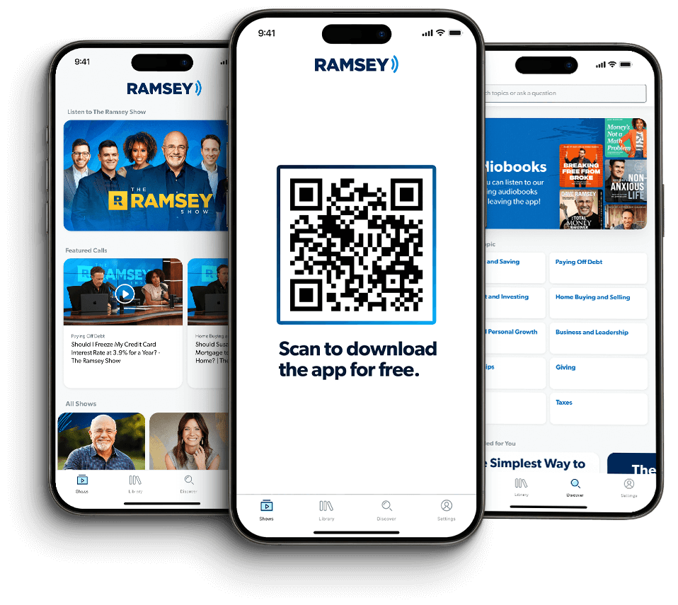 Ramsey Network App on Phone